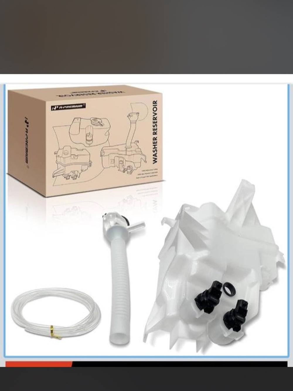 Windshield washer reservoir